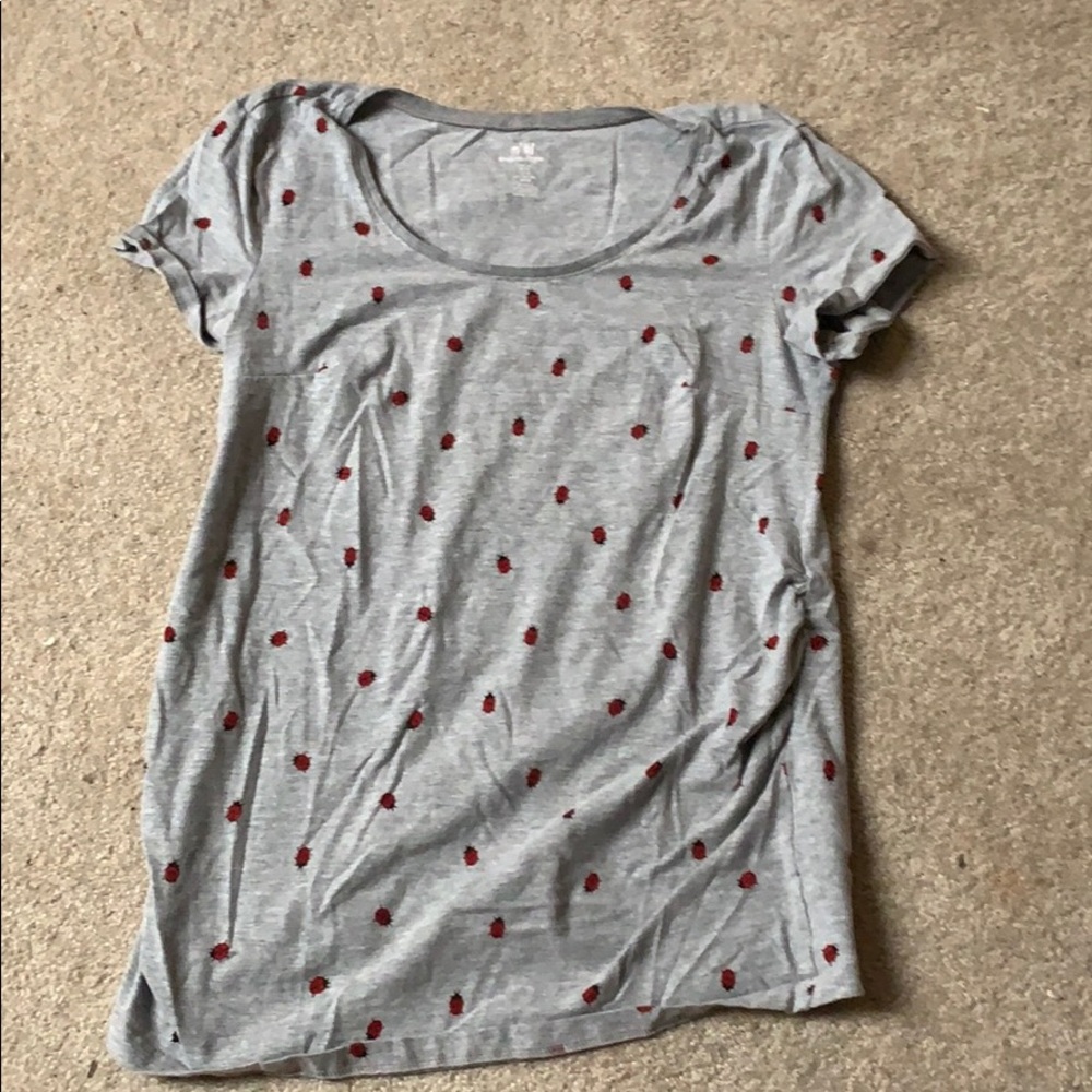 Ladybug maternity top